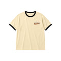 Ringer Tee - Cream/ Black