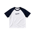 Crop Top - White / Navy